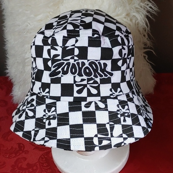 Zoo York Other - Zoo York Black & White Checkered Unisex Bucket Hat